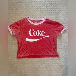 Coke cropped t-Shirt. Worn twice.